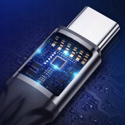 Kabel USB Dudao USB-A - USB-C 1.2 m Czarny (6976625333035)