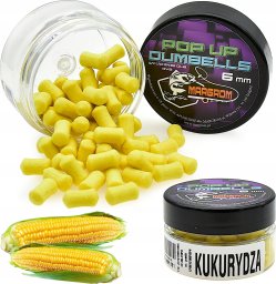 Margrom Dumbells POP UP 6mm Margrom KUKURYDZA przynęt Method Feeder