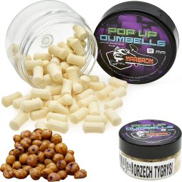Margrom Dumbells POP UP 8 mm Margrom ORZECH TYGRYSI przynęta Method Feeder