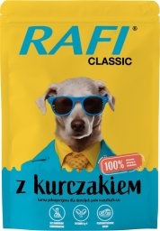 Rafi Rafi Classic Mokra karma dla psa z kurczakiem saszetka ZESTAW 10x400g