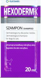 EUROWET Eurowet Szampon Hexoderm-K 20ml