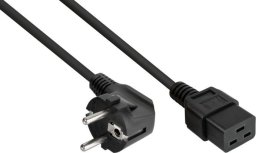 Kabel zasilający Alcasa Kabelmeister SK0190-S018 kabel zasilające Czarny 1,8 m Wtyczka zasilająca typu E+F IEC C19