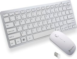 Klawiatura + mysz Reagle KLAWIATURA I MYSZKA BEZPRZEWODOWA ZESTAW 2,4 GHz DO LAPTOP PC TV MACBOOK