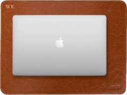 Solier Accessories Personalizowana skórzana skórzana podkładka pod laptopa Solier SA43 czarna