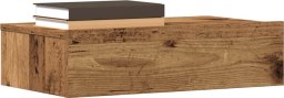 vidaXL Szafka nocna Stare drewno 60x35 cm materiał drewnopochodny