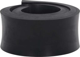 vidaXL Gumowa krawędź do pługa śnieżnego czarna 80x10x2 cm