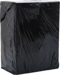 vidaXL Folia stretch 2 szt. Czarna 30 m 50 cm x 300 m