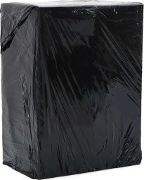 vidaXL Folia stretch 6 szt. Czarna 17 m 50 cm x 150 m
