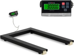Waga płozowa belkowa paletowa LCD 3000 / 1 kg 121 x 84 cm