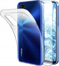 Etui Do Realme 7 Pro (Przezroczyste, Silikonowe, Ochronne, Case)   Szkło 9H