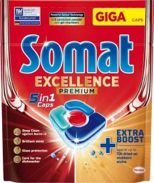 Somat Excellence Premium 5w1 Kapsułki do zmywarki, 42 sztuki