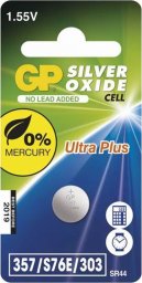 Bateria tlenek srebra, 357F (SR44, SR1154), SR44, 1.55V, GP, blistr, 1-pack