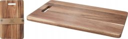 Deska do krojenia Excellent Houseware Deska do krojenia drewniana WOOD, 40 x 25 x 1 cm