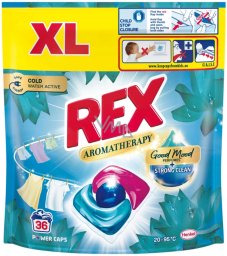 Rex Aromatherapy Lotus Uniwersalne kapsułki do prania, 36 sztuk