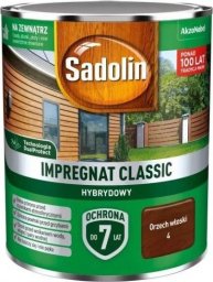 SADOLIN IMPREGNAT CLASSIC HYBRYDOWY 7 LAT ORZECH WŁOSKI 9L (1 SZT)