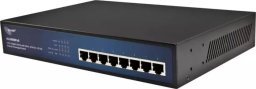 ALLNET SWITCH GIGABIT POE , 8 PORTÓW RJ45 POE, 1000 MB/S, BEZ WENTYLATORA 38816088086 (ALL8808POE)