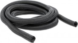 Delock Wąż Pleciony Samozamykający 10 M X 9 Mm Czarny