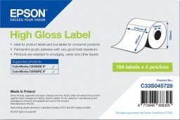 Epson High Gloss Label - Die-Cut Roll: 210mm x 297mm, 194 labels C33S045728