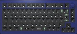 Keychron Q1 Barebone ISO Knob, gaming keyboard (blue, hot-swap, aluminum frame, RGB)