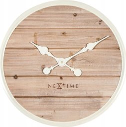 Nextime Zegar Plank 50 Cm Naturalny 3134Wi