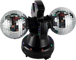 Music - Twin Mirror Ball lamp LED (501114) /Lights and Sound /Silver