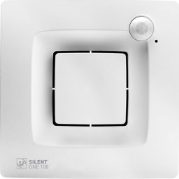 Ventilator Silent One Ø100 mm, med adaptiv hygrostat, hvid