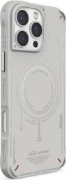 Skinarma etui Mecha iPhone 16 Pro 6.3"    Magnetic Charging jasno szary/ light grey