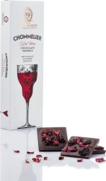 Dark chocolate with dried sour cherries and rose petals Laurence Chommelier Red Wine, 100 g