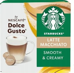 Coffee capsules compatible with NESCAFE(r) Dolce Gusto(r) Starbucks Latte Macchiato, 6 + 6 pcs.