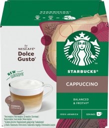 Coffee capsules compatible with NESCAFE(r) Dolce Gusto(r) Starbucks Cappuccino, 6 + 6 pcs.