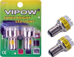 Żarówka samochodowa 12V S-25-12LED/1157 żółta/blister-2szt