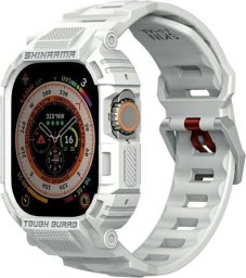 Skinarma pasek+etui Mecha 2in1 Apple Watch 49mm jasno szary/light grey