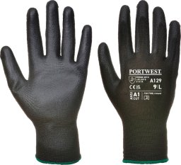 A129 - Rękawica powlekana PU - 480 par - biały 2XL