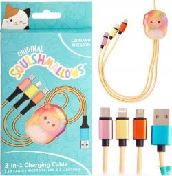 Squishmallows 3in1 charging cable (1.2M) Leonard