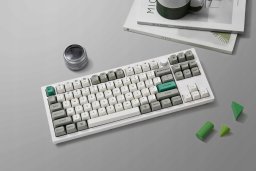 Keychron Q3 Max QMK/VIA Wireless Custom Mechanical Keyboard Fully Assembled Knob / Shell White / Gateron Jupiter Red