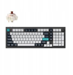 Keychron Q5 Max QMK/VIA Wireless Custom Mechanical Keyboard Fully Assembled Knob / Carbon Black / Gateron Jupiter Brown