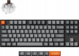 Keychron K8 Max QMK Wireless Mechanical Keyboard Fully Assembled / White Backlight / Keychron Super Brown