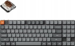 Keychron K13 Max QMK/VIA Wireless Custom Mechanical Keyboard White Backlight / Low Profile Gateron Mechanical / Brown