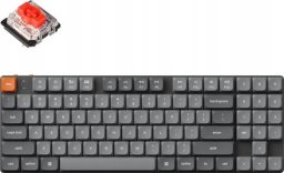 Keychron K13 Max QMK/VIA Wireless Custom Mechanical Keyboard White Backlight / Low Profile Gateron Mechanical / Red
