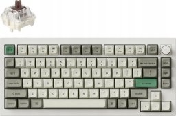 Keychron Q1 Max QMK/VIA Wireless Custom Mechanical Keyboard Fully Assembled Knob / Shell White / Gateron Jupiter Brown