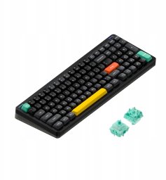 NuPhy - Halo96 V2 QMK/VIA Wireless Mechanical Keyboard Obsidian Black / Mint (37gf)