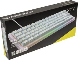 Cherry Xtrfy K5 Gaming Tastatur, TKL, RGB - transparent/wei