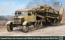 Model plastikowy Scammell Tank Transporter With TRCU30 Trailer and Crusader Ibg