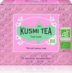 Kusmi Tea - Green rose Bio - Herbata 20 saszetek