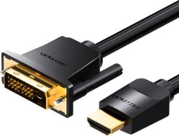 Vention ABFBI adapter kablowy 3 m HDMI Typu A (Standard) DVI-D Czarny