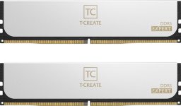 Team Group DDR5 - 32GB - 7200 - CL - 34 (2x 16 GB) dual kit, RAM (Kolor: BIAŁY, CTCWD532G7200HC34ADC01, T-CREATE EXPERT)