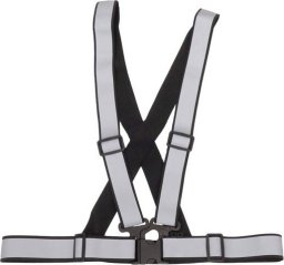 Szelki odblaskowe czarne kamizelka drogowa odblaskowa AMIO-03938