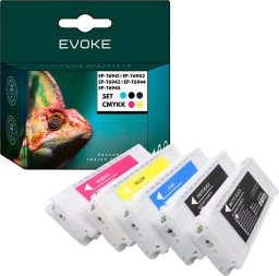 5x Tusz do drukarki Epson czarny + zestaw kolorów T6941 T6942 T6943 T6944 T6945