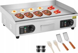 Komercyjny Grill Elektryczny Blatowy Gorąca Płyta 4000 W