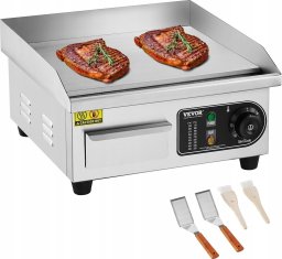 Komercyjny Grill Elektryczny Blatowy Gorąca Płyta 2000 W